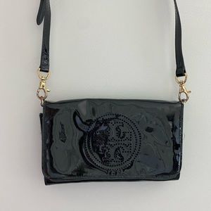 Tory Burch crossbody black leather purse